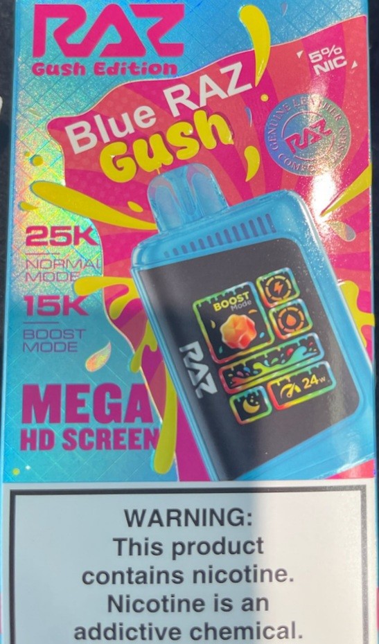 raz blue raz gush