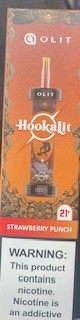 hookah lit strawberry punch